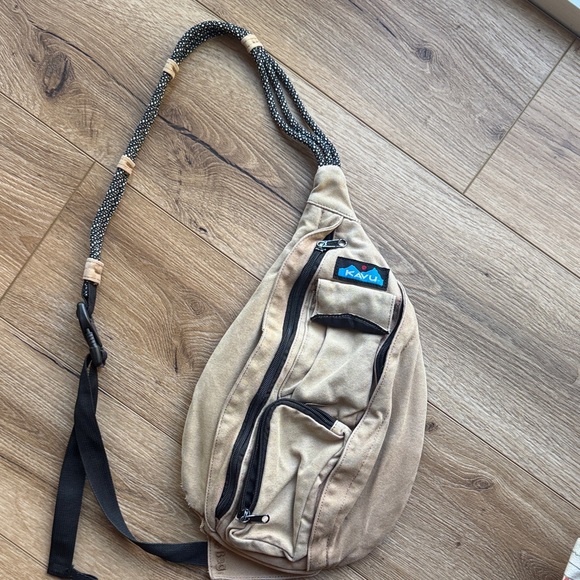 Kavu Handbags - Kavu Beige Rope Sling Bag